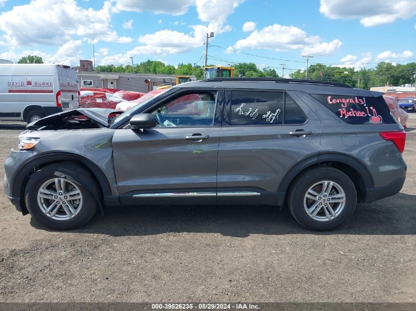 2021 Ford Explorer Xlt VIN: 1FMSK8DH0MGA00977 Lot: 39526235