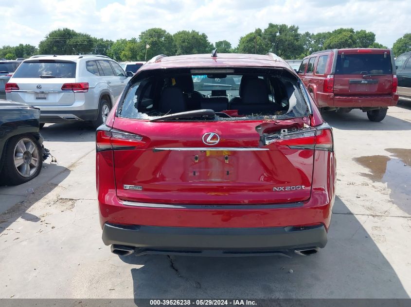 2015 Lexus Nx 200T F Sport VIN: JTJYARBZ1F2006254 Lot: 39526238