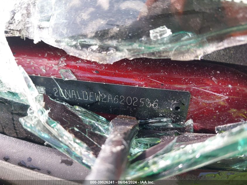 2010 Chevrolet Equinox Lt VIN: 2CNALDEW2A6202536 Lot: 39526241