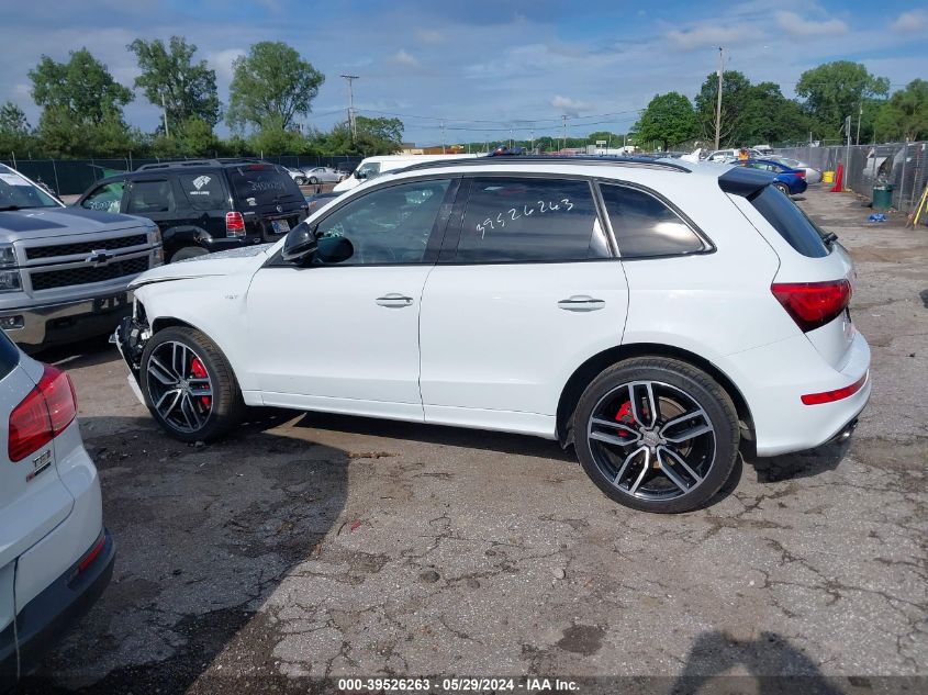 2017 Audi Sq5 3.0T Premium Plus VIN: WA1CCAFP8HA080257 Lot: 39526263