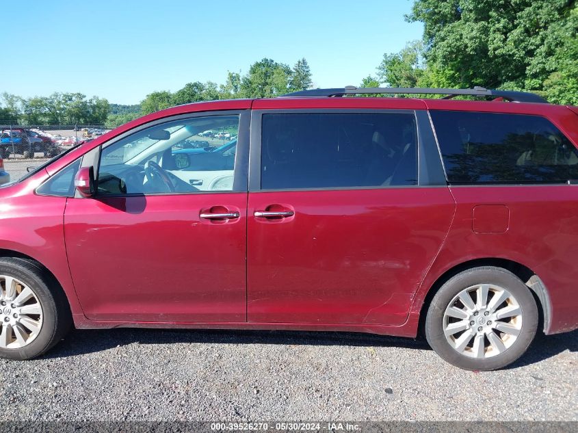 2013 Toyota Sienna Limited 7 Passenger VIN: 5TDDK3DC5DS050784 Lot: 39526270