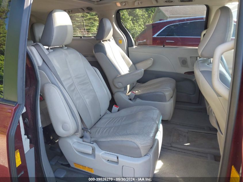 2013 Toyota Sienna Limited 7 Passenger VIN: 5TDDK3DC5DS050784 Lot: 39526270