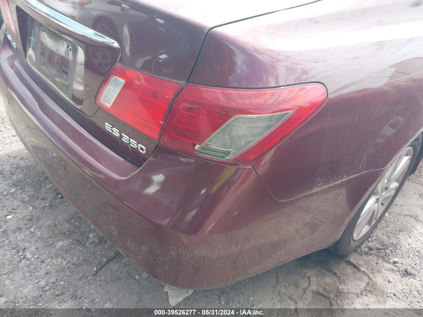 2008 Lexus Es 350 VIN: JTHBJ46G082197302 Lot: 39526277