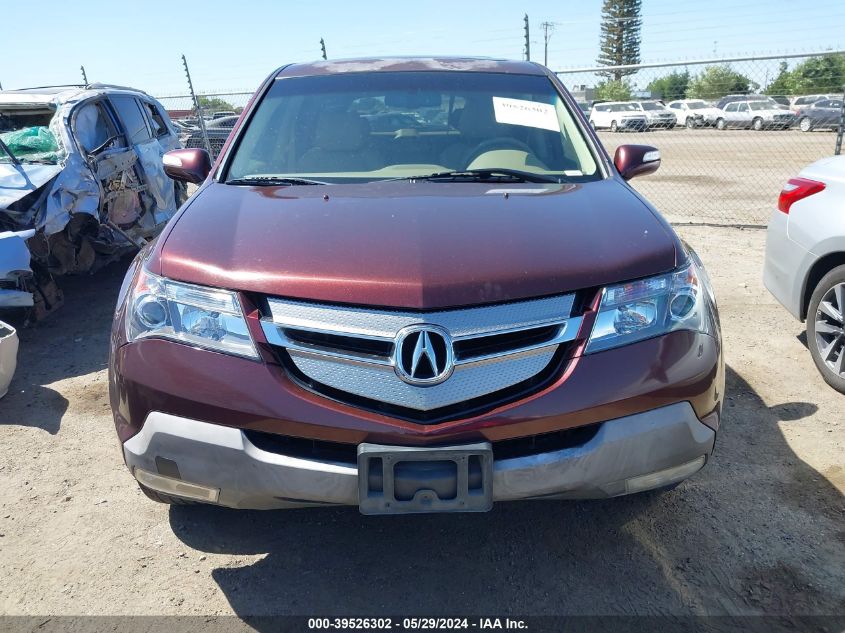 2009 Acura Mdx VIN: 2HNYD28229H513133 Lot: 39526302