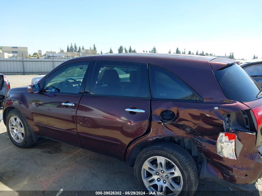 2009 Acura Mdx VIN: 2HNYD28229H513133 Lot: 39526302