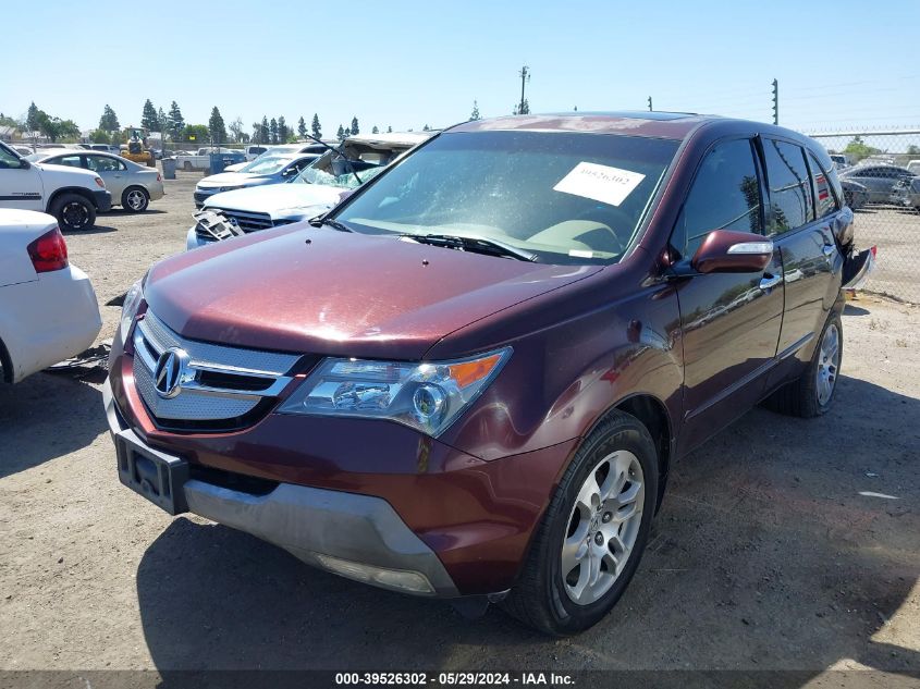 2009 Acura Mdx VIN: 2HNYD28229H513133 Lot: 39526302