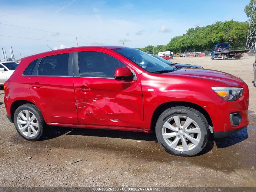 2013 Mitsubishi Outlander Sport Se VIN: 4A4AR4AU6DE009838 Lot: 39526330