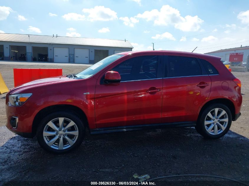 2013 Mitsubishi Outlander Sport Se VIN: 4A4AR4AU6DE009838 Lot: 39526330