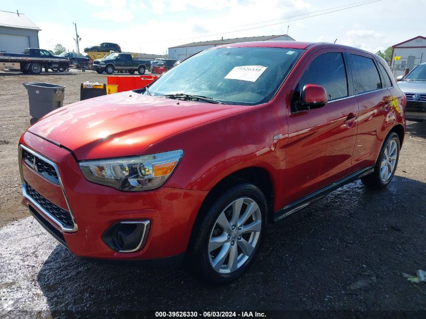 2013 Mitsubishi Outlander Sport Se VIN: 4A4AR4AU6DE009838 Lot: 39526330