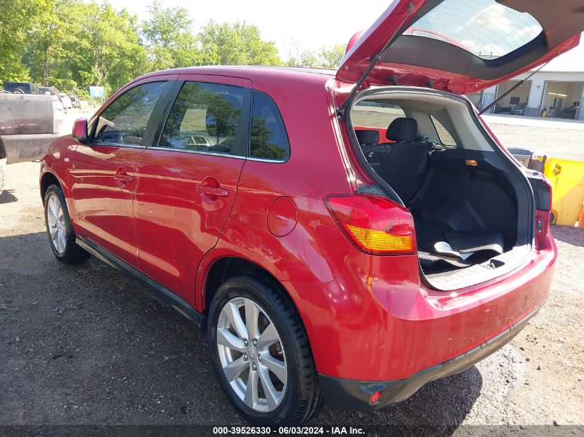 2013 Mitsubishi Outlander Sport Se VIN: 4A4AR4AU6DE009838 Lot: 39526330