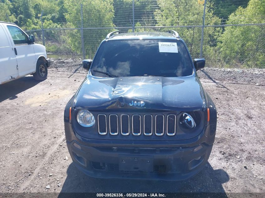 2018 Jeep Renegade Latitude Fwd VIN: ZACCJABB7JPH14573 Lot: 39526336