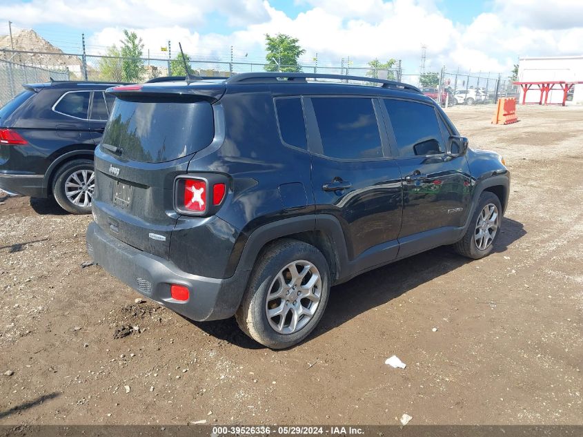 2018 Jeep Renegade Latitude Fwd VIN: ZACCJABB7JPH14573 Lot: 39526336