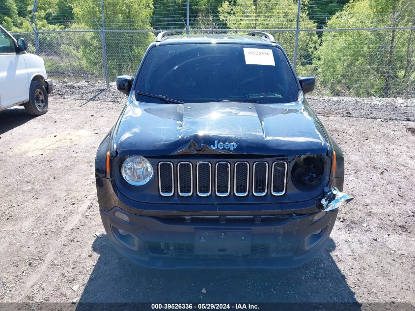 2018 Jeep Renegade Latitude Fwd VIN: ZACCJABB7JPH14573 Lot: 39526336