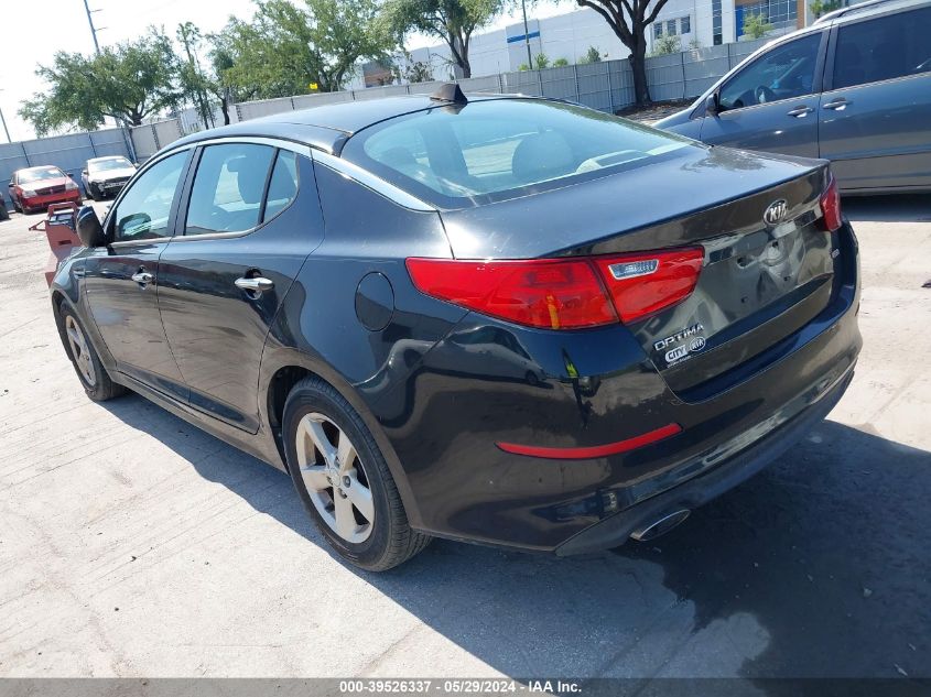 2015 Kia Optima Lx VIN: KNAGM4A77F5660891 Lot: 39526337