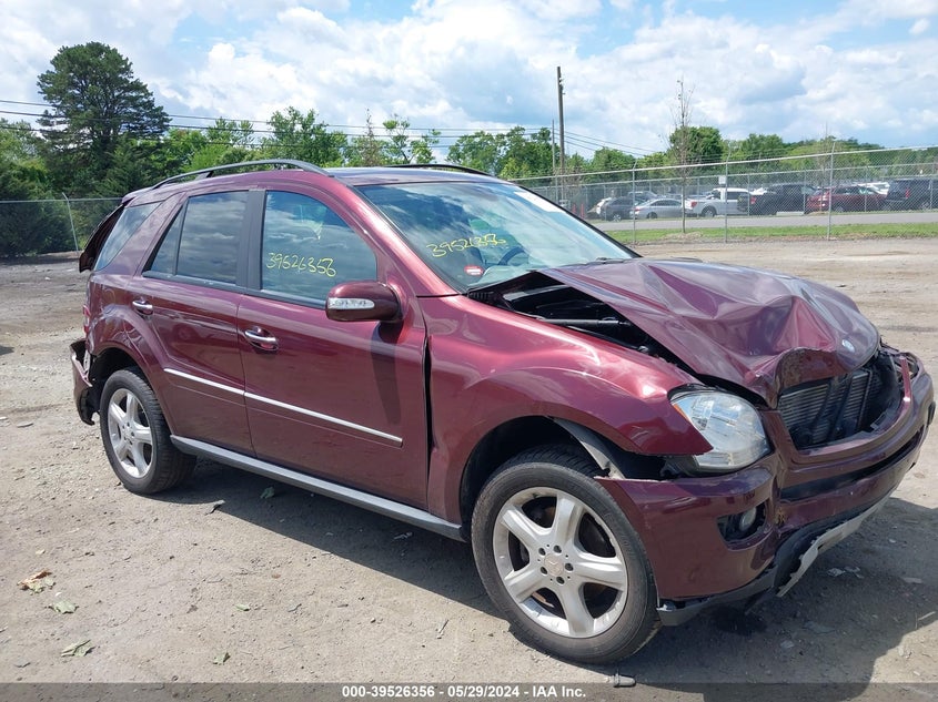 2008 Mercedes-Benz Ml 320 Cdi 4Matic VIN: 4JGBB22E28A366468 Lot: 39526356