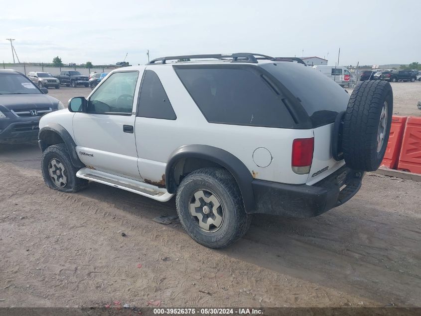 2000 Chevrolet Blazer Ls VIN: 1GNCT18W3YK274853 Lot: 39526375