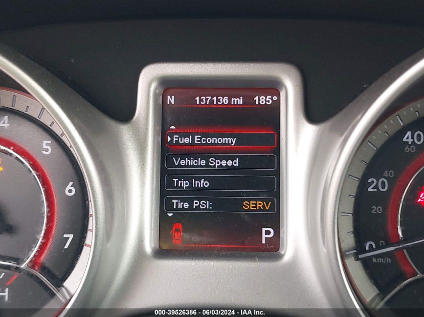 2012 Dodge Journey Sxt VIN: 3C4PDCBG5CT289995 Lot: 39526386