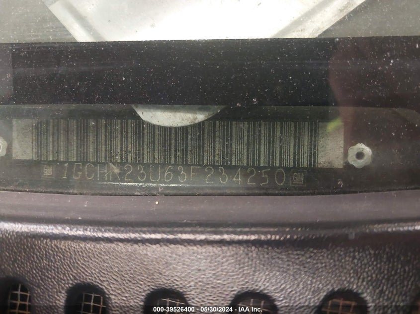 2003 Chevrolet Silverado 2500Hd Ls VIN: 1GCHK23U63F234250 Lot: 39526400