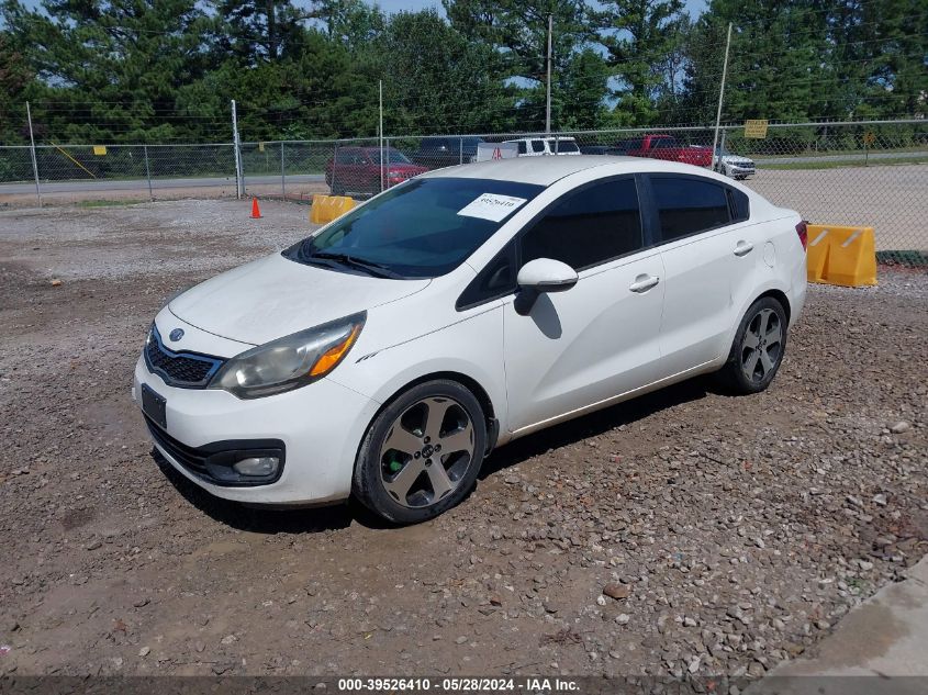 2012 Kia Rio Sx VIN: KNADN4A36C6074752 Lot: 39526410