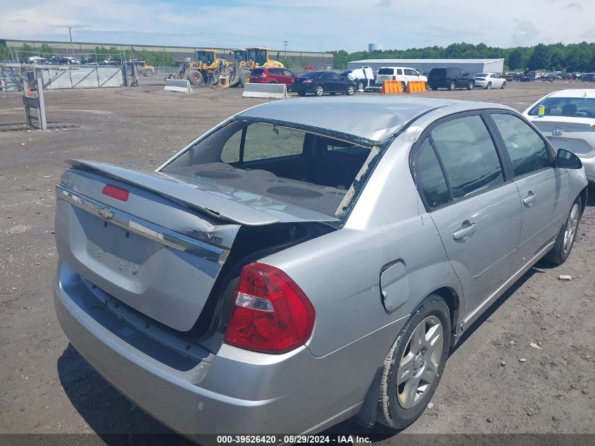 2006 Chevrolet Malibu Lt VIN: 1G1ZT51886F285528 Lot: 39526420