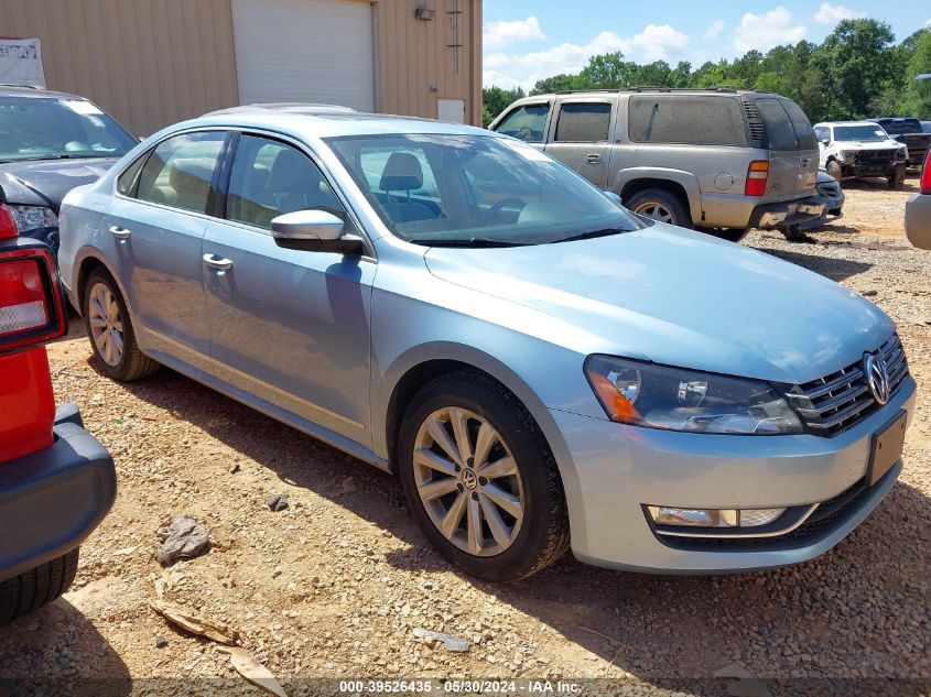 2013 Volkswagen Passat 2.5L Sel Premium VIN: 1VWCH7A38DC020909 Lot: 39526435