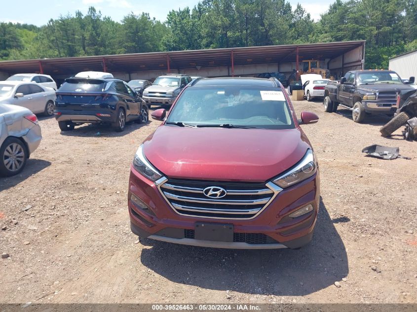 2017 Hyundai Tucson Limited VIN: KM8J3CA28HU372635 Lot: 39526463