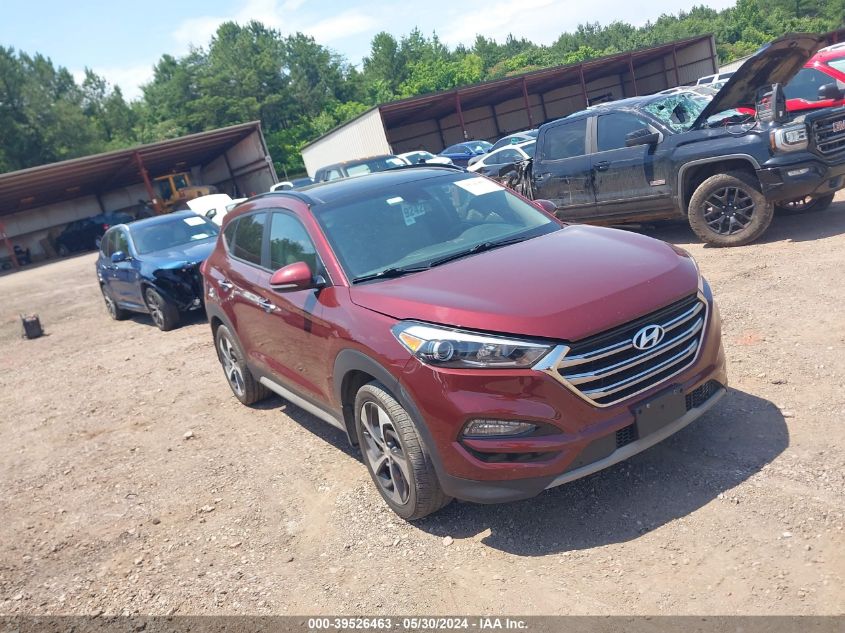 2017 Hyundai Tucson Limited VIN: KM8J3CA28HU372635 Lot: 39526463