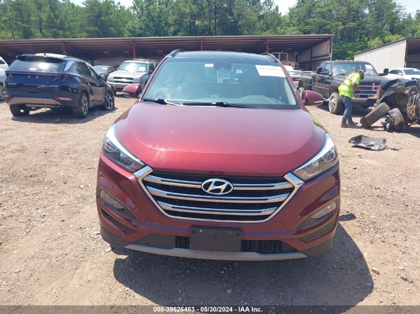 2017 Hyundai Tucson Limited VIN: KM8J3CA28HU372635 Lot: 39526463