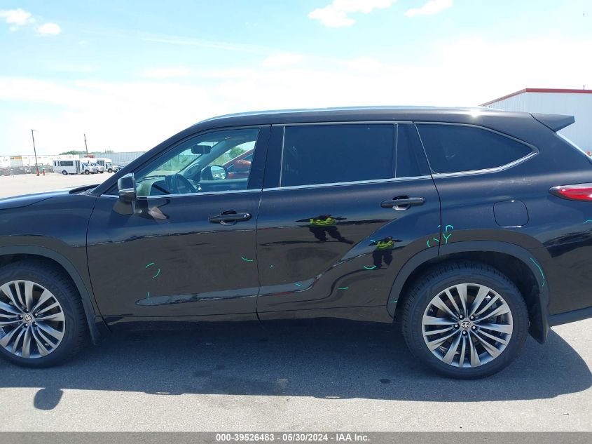 2020 Toyota Highlander Platinum VIN: 5TDFZRBH8LS044174 Lot: 39526483