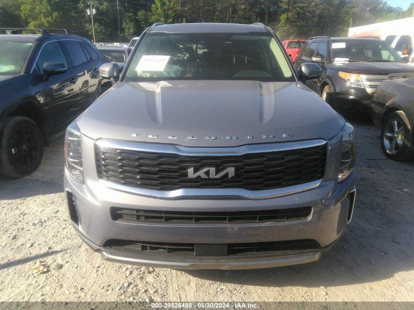 2022 Kia Telluride Ex VIN: 5XYP3DHC7NG229708 Lot: 39526488