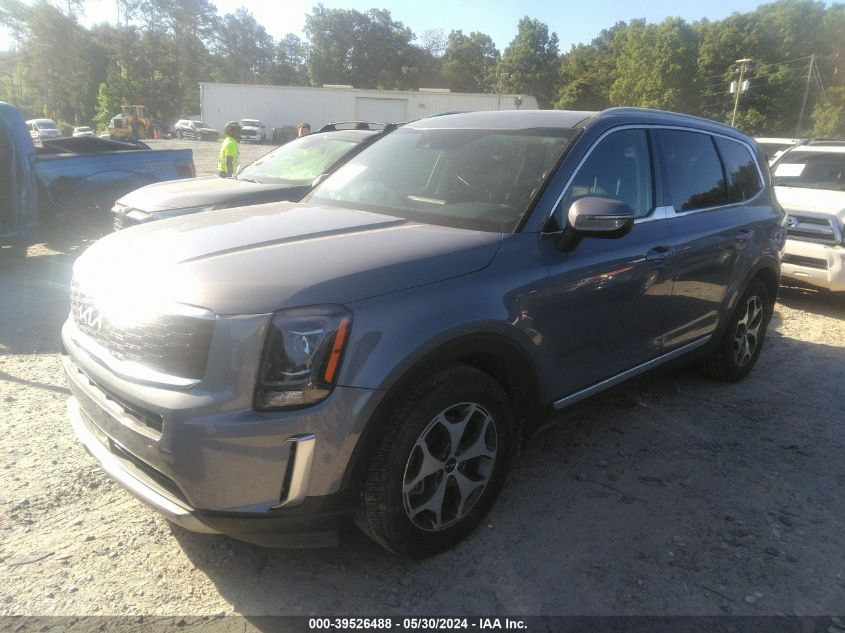 2022 Kia Telluride Ex VIN: 5XYP3DHC7NG229708 Lot: 39526488