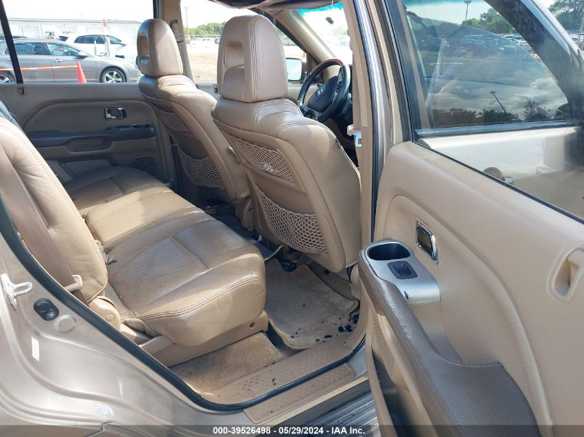 2004 Honda Pilot Ex-L VIN: 2HKYF185X4H585833 Lot: 39526498