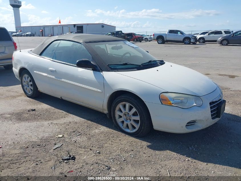 2005 Chrysler Sebring Gtc VIN: 1C3EL75R85N625161 Lot: 39526500