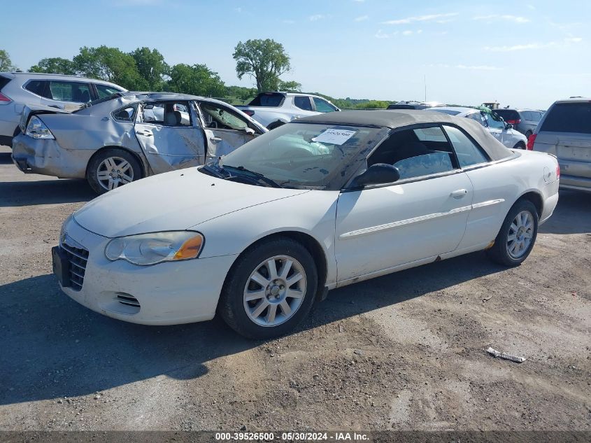 2005 Chrysler Sebring Gtc VIN: 1C3EL75R85N625161 Lot: 39526500