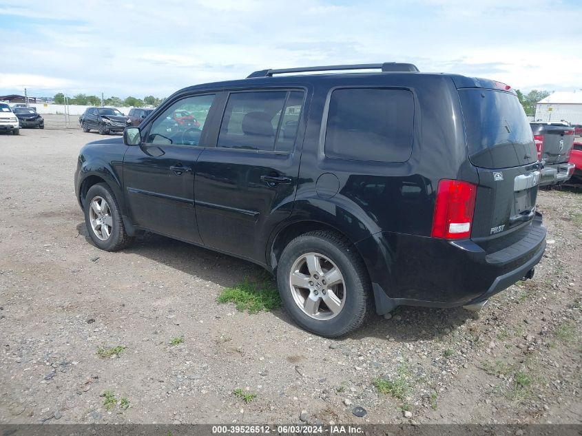 2011 Honda Pilot Ex-L VIN: 5FNYF4H58BB086851 Lot: 39526512