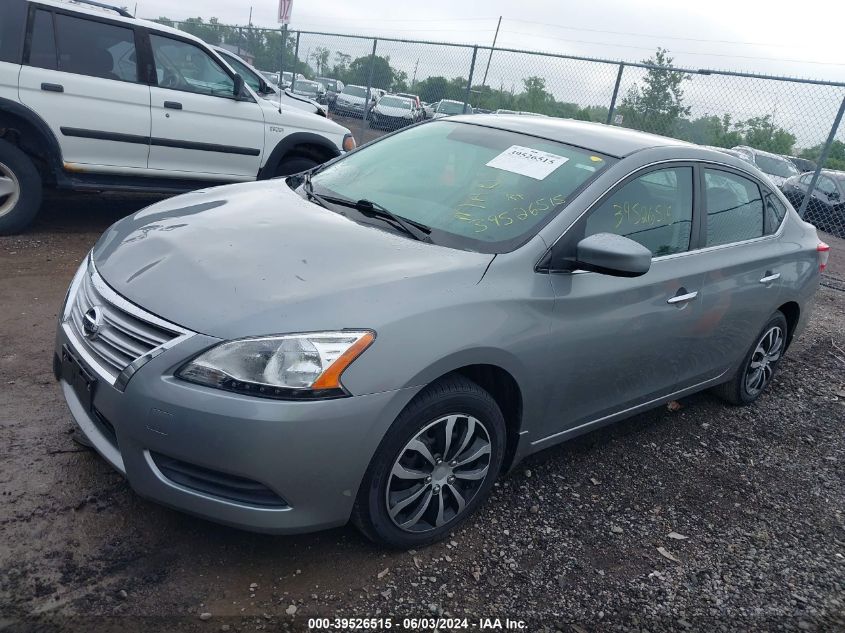 2014 Nissan Sentra S/Sv/Sr/Sl VIN: 3N1AB7APXEL675368 Lot: 39526515