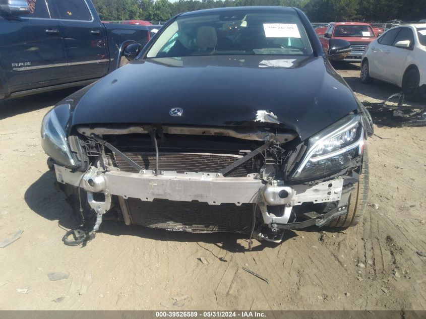 2020 Mercedes-Benz C 300 VIN: WDDWF8DB5LR557592 Lot: 39526589