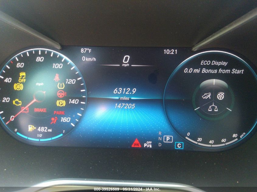 2020 Mercedes-Benz C 300 VIN: WDDWF8DB5LR557592 Lot: 39526589