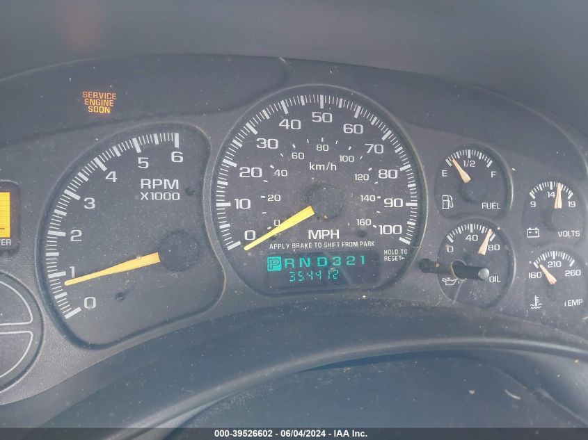 2000 GMC Sierra 1500 Sle VIN: 1GTEK19T4YE122359 Lot: 39526602