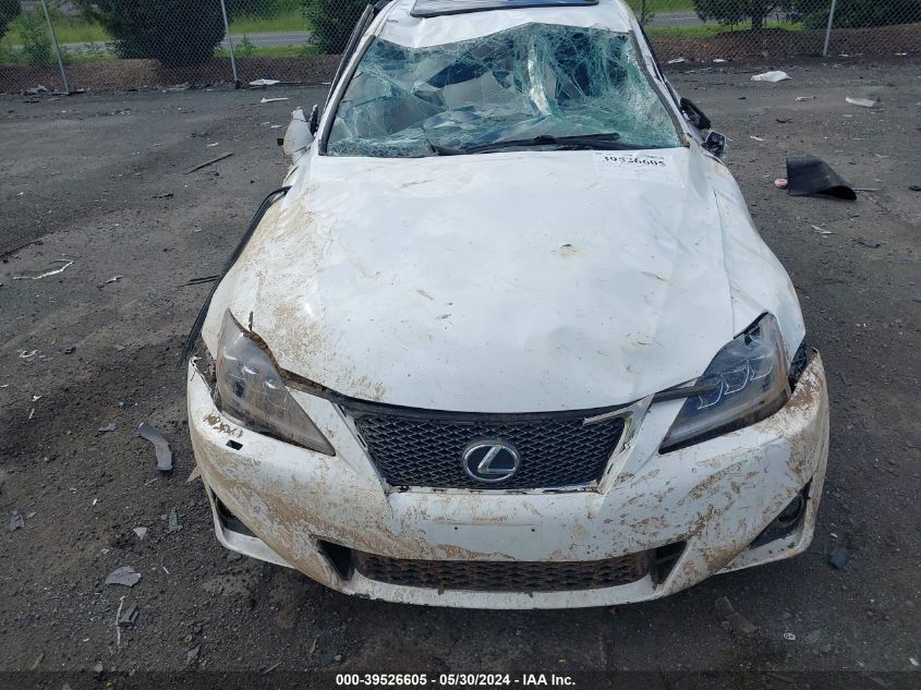 2011 Lexus Is 350 VIN: JTHBE5C25B5027493 Lot: 39526605