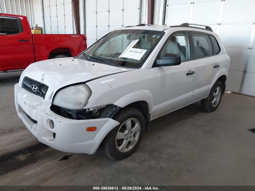 2007 Hyundai Tucson Gls VIN: KM8JM12B37U563815 Lot: 39526612