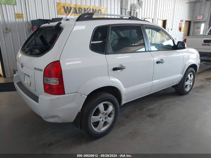 2007 Hyundai Tucson Gls VIN: KM8JM12B37U563815 Lot: 39526612