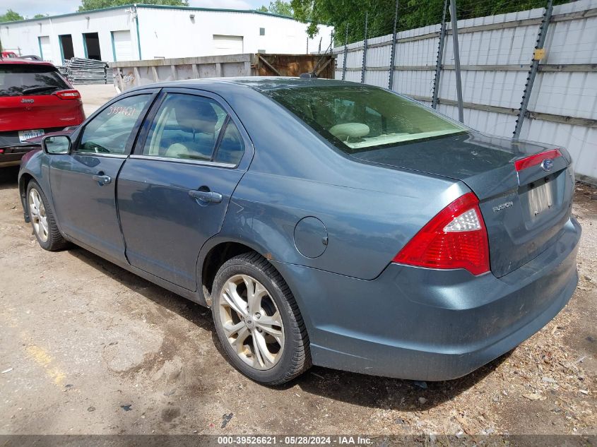 2012 Ford Fusion Se VIN: 3FAHP0HA0CR341226 Lot: 39526621