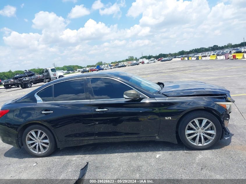 2017 Infiniti Q50 2.0T Premium VIN: JN1CV7AP5HM640361 Lot: 39526623
