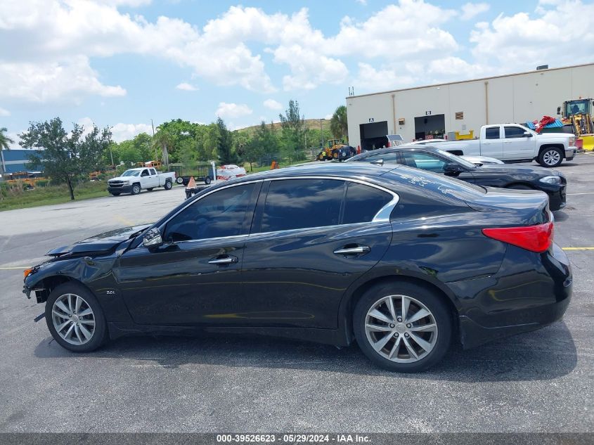 2017 Infiniti Q50 2.0T Premium VIN: JN1CV7AP5HM640361 Lot: 39526623