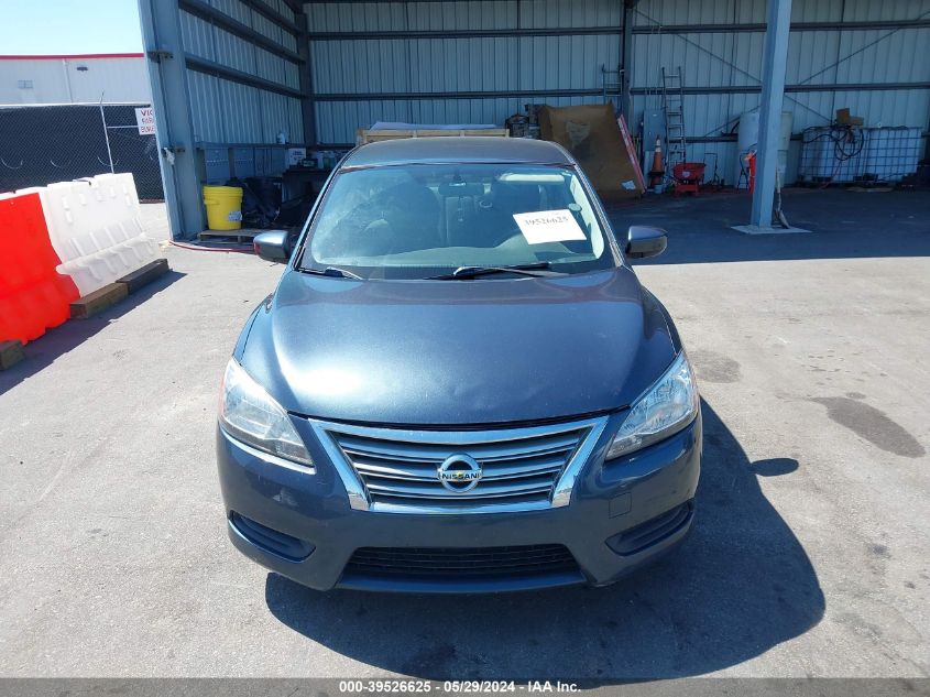 2013 Nissan Sentra Sv VIN: 1N4AB7AP1DN900701 Lot: 39526625