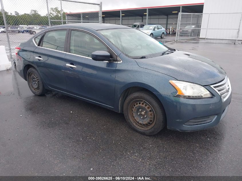 2013 Nissan Sentra Sv VIN: 1N4AB7AP1DN900701 Lot: 39526625