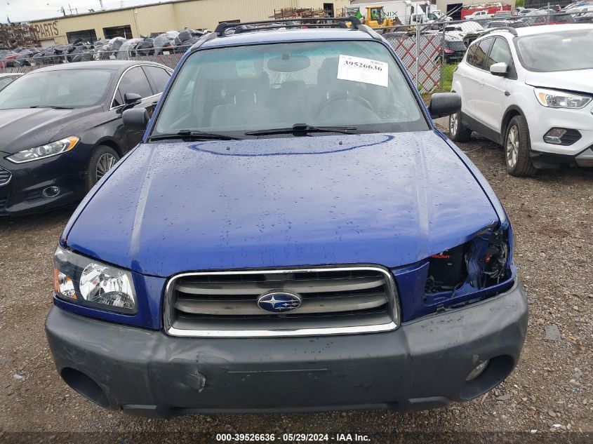 2004 Subaru Forester 2.5X VIN: JF1SG63614H707581 Lot: 39526636