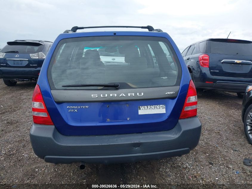 2004 Subaru Forester 2.5X VIN: JF1SG63614H707581 Lot: 39526636