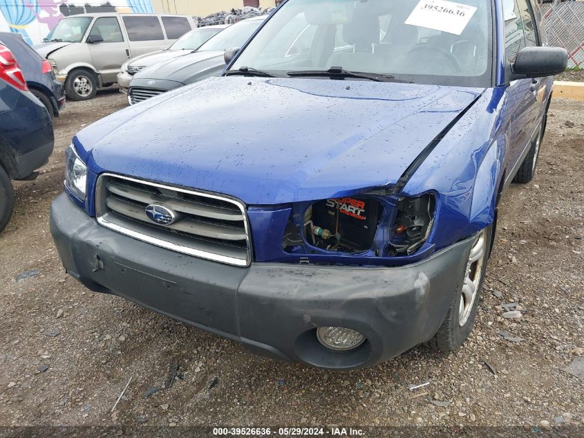2004 Subaru Forester 2.5X VIN: JF1SG63614H707581 Lot: 39526636